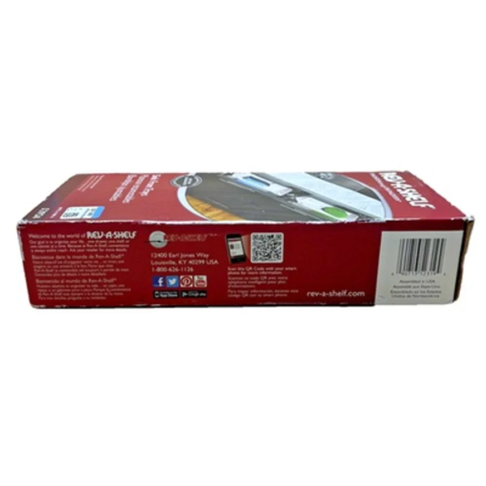 Rev-A-Shelf 11 Inch Tip Out Front Sink Trays Set 52924, 6572-11W Innovative